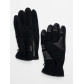 Перчатки мужские на флисе черного цвета 699Ch