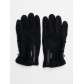 Перчатки мужские на флисе черного цвета 699Ch