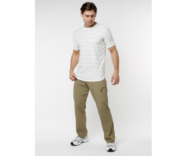 Мужская футболка однотонная белого цвета 221488Bl