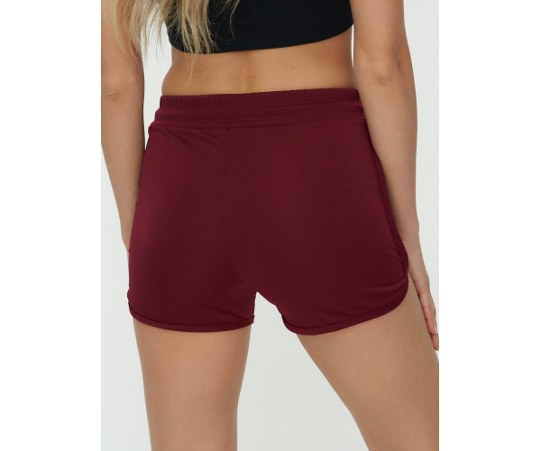Спортивные шорты женские бордового цвета 3005Bo