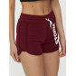 Спортивные шорты женские бордового цвета 3005Bo