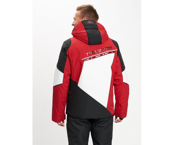 Горнолыжная куртка мужская красного цвета 77016Kr