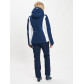 Горнолыжный костюм женский темно-синего цвета 077034TS