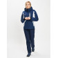 Горнолыжный костюм женский темно-синего цвета 077034TS