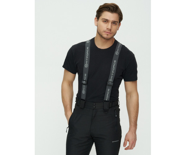 Брюки  горнолыжные черного цвета 2182Ch