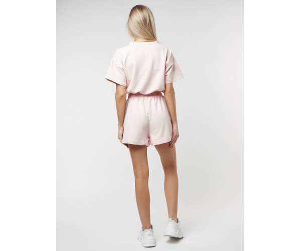 Костюм шорты и топ розового цвета 22109R