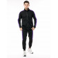 Спортивный костюм трикотажный черного цвета 9157Ch