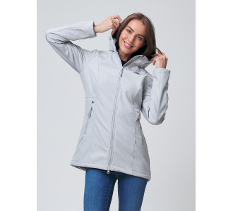 Ветровка  женская светло-серого цвета 2037SS