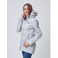 Ветровка  женская светло-серого цвета 2037SS