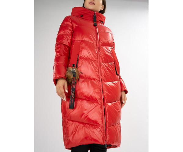 Куртка зимняя красного цвета 72169Kr