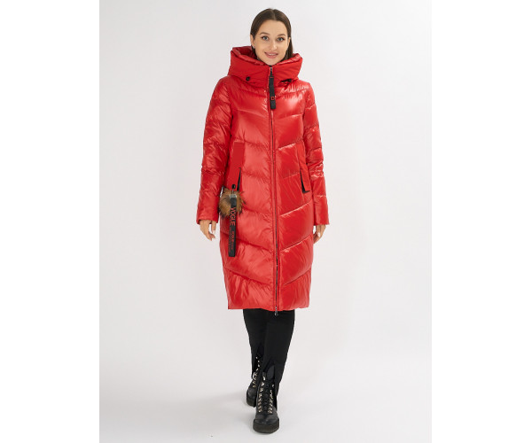 Куртка зимняя красного цвета 72169Kr