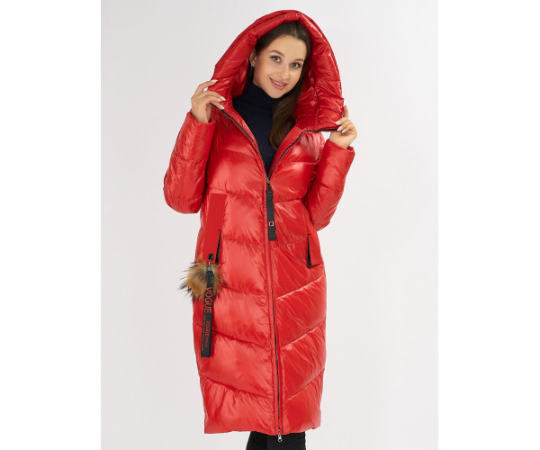 Куртка зимняя красного цвета 72169Kr