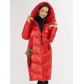 Куртка зимняя красного цвета 72169Kr