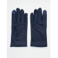 Классические перчатки зимние мужские темно-синего цвета 603TS