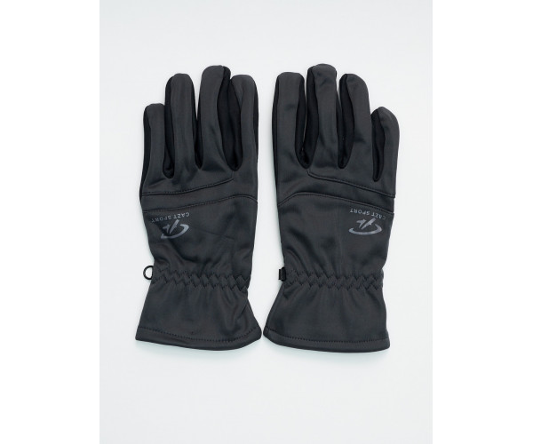 Перчатки спортивные мужские темно-серого цвета 605TC