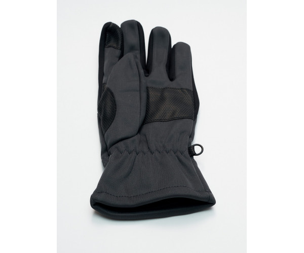 Перчатки спортивные мужские темно-серого цвета 605TC