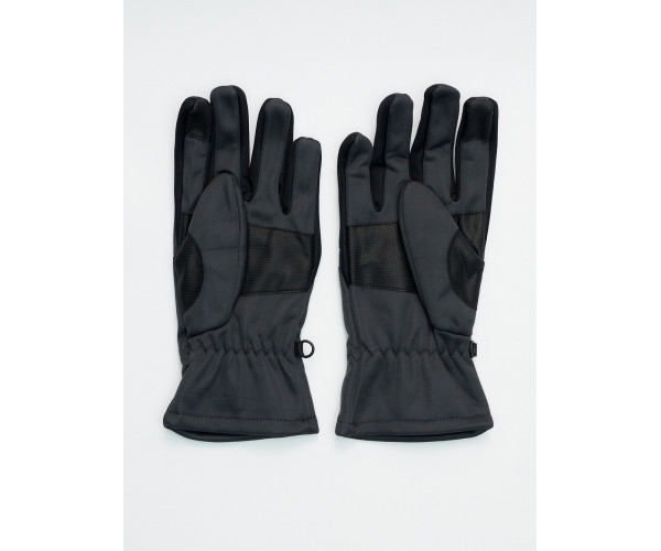 Перчатки спортивные мужские темно-серого цвета 605TC