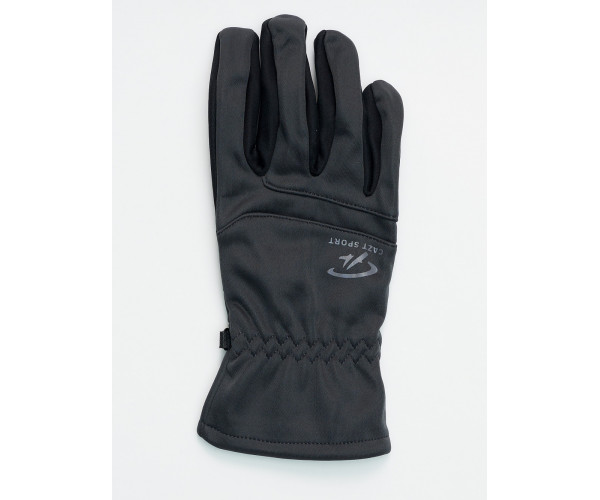 Перчатки спортивные мужские темно-серого цвета 605TC