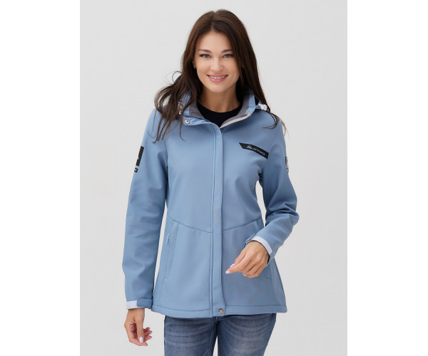 Ветровка  женская голубого цвета 2034Gl