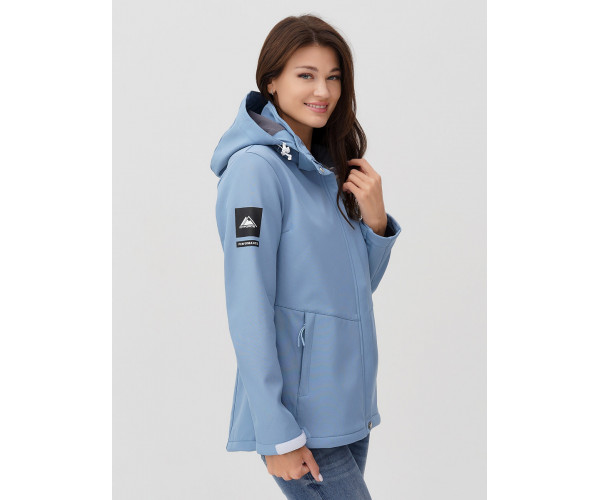 Ветровка  женская голубого цвета 2034Gl