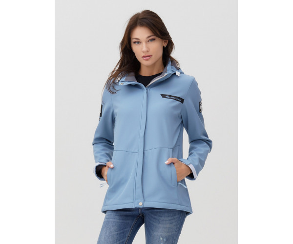 Ветровка  женская голубого цвета 2034Gl