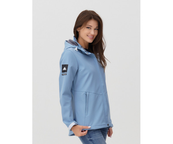 Ветровка  женская голубого цвета 2034Gl