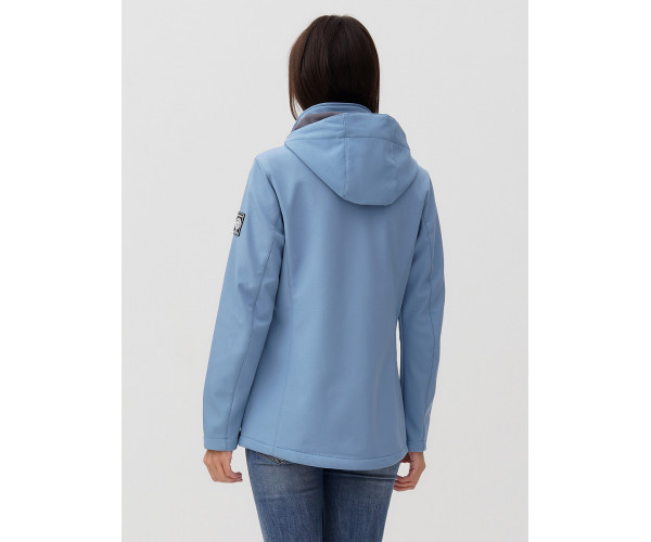 Ветровка  женская голубого цвета 2034Gl