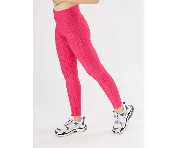 Леггинсы женские малинового цвета 1165M