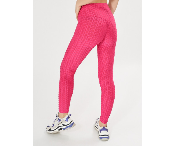 Леггинсы женские малинового цвета 1165M