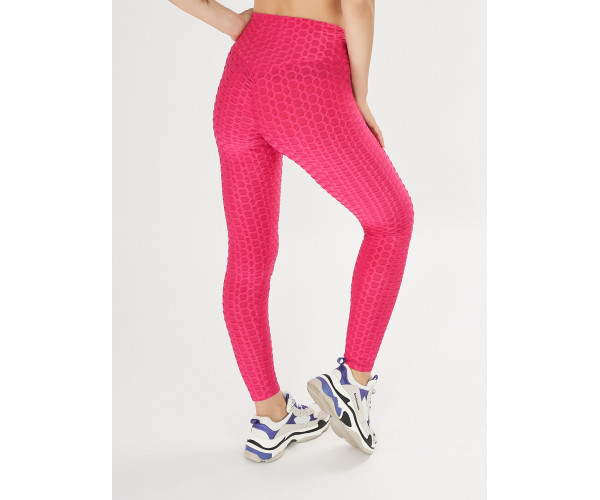 Леггинсы женские малинового цвета 1165M