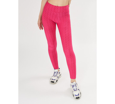 Леггинсы женские малинового цвета 1165M