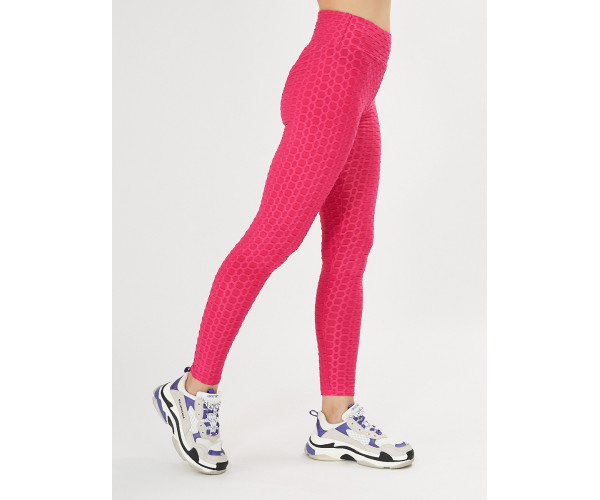 Леггинсы женские малинового цвета 1165M