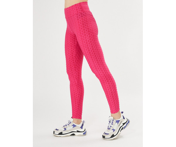 Леггинсы женские малинового цвета 1165M