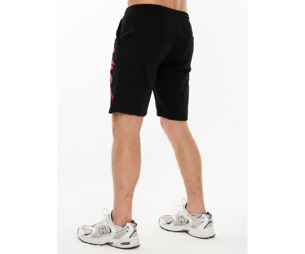 Костюм шорты и футболка черного цвета 221007Ch