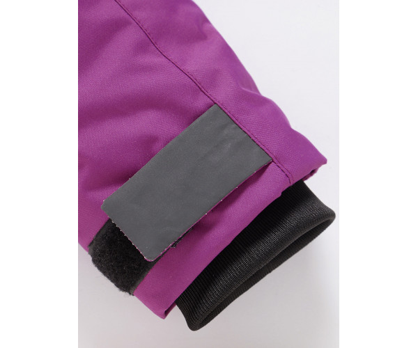 Парка зимняя Valianly для девочки фиолетового цвета 9034F