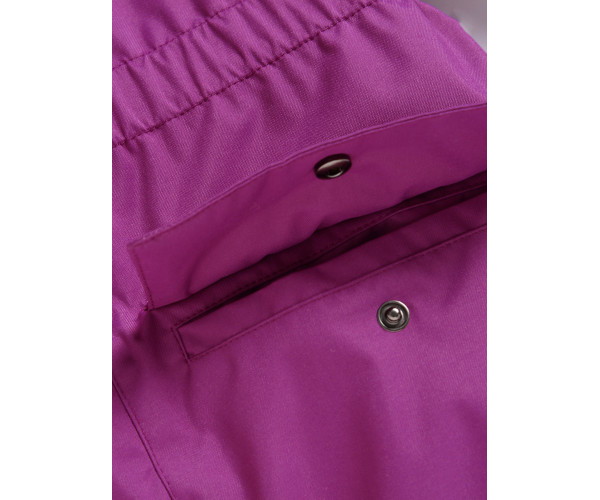 Парка зимняя Valianly для девочки фиолетового цвета 9034F