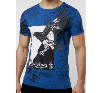 Подростковая футболка синего цвета 220036S