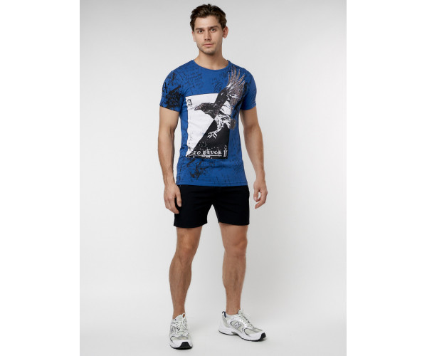 Подростковая футболка синего цвета 220036S