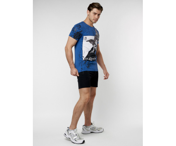 Подростковая футболка синего цвета 220036S