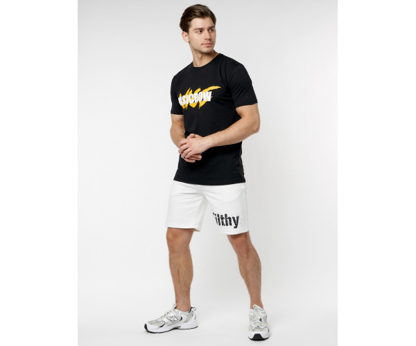 Мужские футболки с принтом желтого цвета 22013J