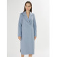Пальто демисезонное голубого цвета 42105Gl