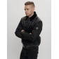 Классическая куртка кожанные мужская черного цвета 2499Ch