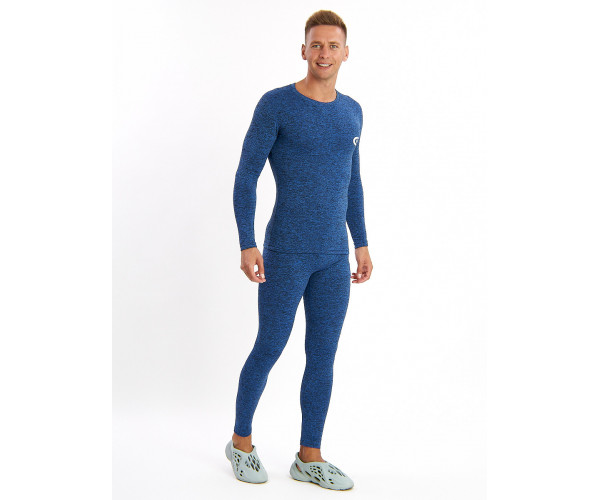 Термобелье мужское синего цвета 2201S