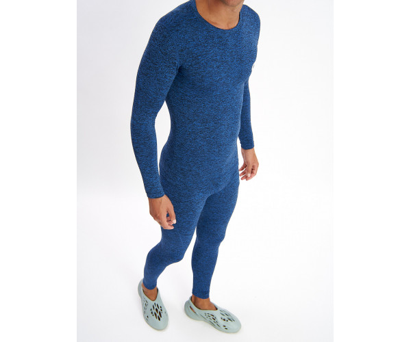 Термобелье мужское синего цвета 2201S