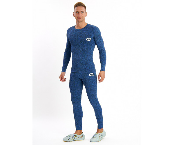 Термобелье мужское синего цвета 2201S