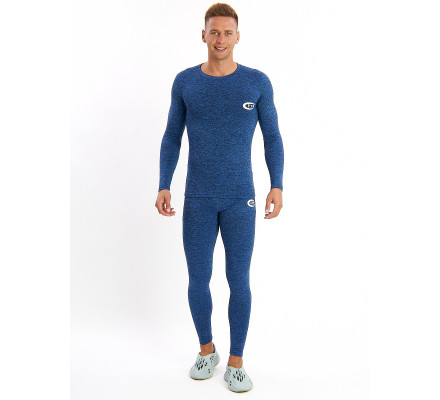 Термобелье мужское синего цвета 2201S