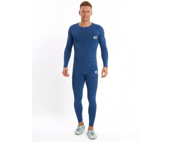Термобелье мужское синего цвета 2201S