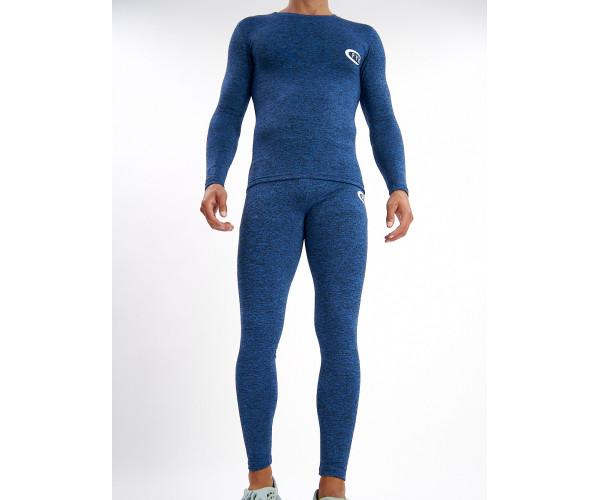 Термобелье мужское синего цвета 2201S