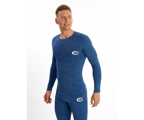 Термобелье мужское синего цвета 2201S