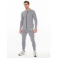 Трикотажный спортивный костюм серого цвета 9152Sr